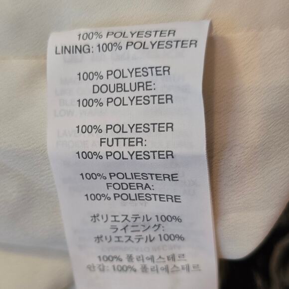 J. Crew Black and White Blurred ikat Drapey Pant size 2 - Picture 11 of 13